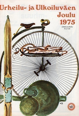 Urheilu-ja Ulkoiluväen Joulu n:o 12 B  1975 Matti Ahde. Robi