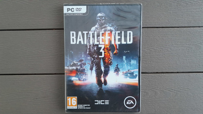 PC DVD: Battlefield 3 peli (2011)  UUSI