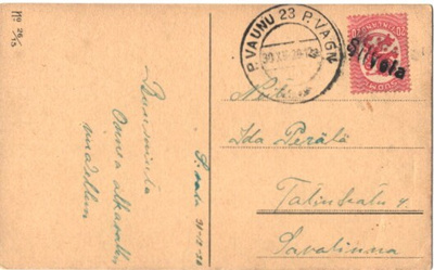 RIVILEIMA SILVOLA (PV23)-SAVONLINNA