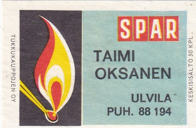 Ulvila. Taimi Oksanen,  SPAR   4/7