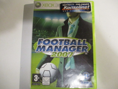 XBOX 360 FOOTBALL MANAGER 2007