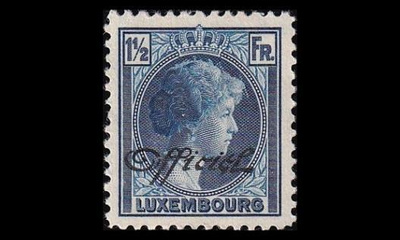 Luxemburg 166 ** Virkamerkki 1½ Fr (1928)