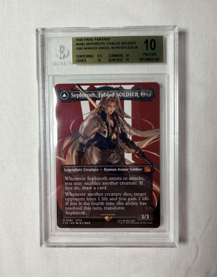 Magic the Gathering Sephiroth Fabled SOLDIER BGS 10