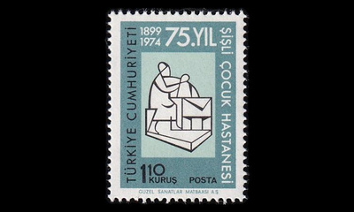 Turkki 2322 ** Istanbulin ?i?lin lastensairaalan 75v (1974
