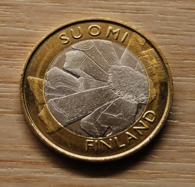 Suomi 2011 5 € Pohjanmaa maakuntaraha UNC