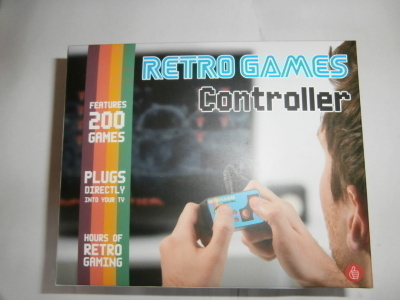 RETRO GAMES CONTROLLER 200 PELIN KONSOLI, UUSI