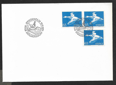 Ruotsi - Nils Holgersson FDC 1971 (Fac. 750)
