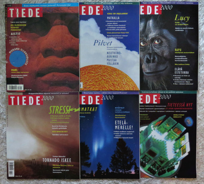 TIEDE 2000 -lehtiä vuodelta 1996 (6 kpl)