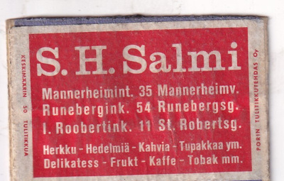 Helsinki, S, H. Salmi      s33