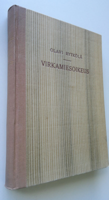 Olavi Rytkölä : Virkamiesoikeus
