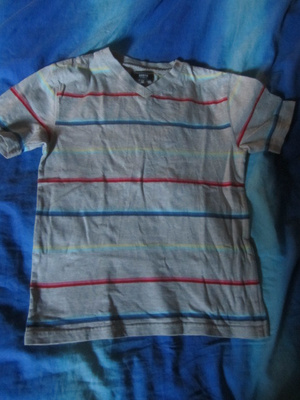 T-Paita 122 - 128 cm DCate * harmaa - värikäs