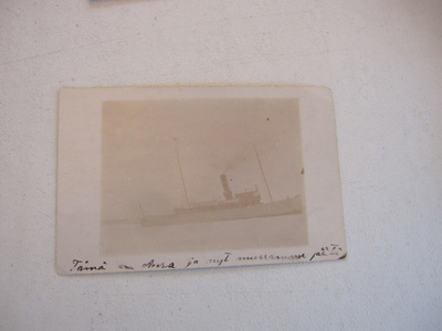 VANHA POSTIKORTTI ! v 1909 TULLILAVA AURA