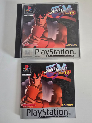Street Fighter Ex plus alpha (PS1) (CIB) Platinum