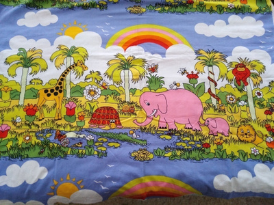 Verhot 3 kpl - Viidakkokuosi - 230 x 115 cm