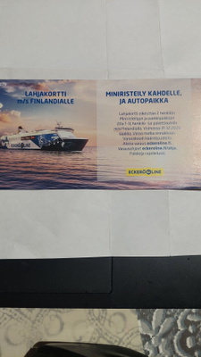 Eckerö line miniristeily