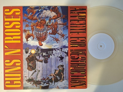 Guns N' Roses appetite alternative Värivinyyli LP Kirkas