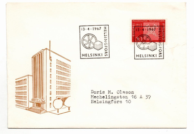 Helsinki:  (erikoisleima  13.4.1967)
