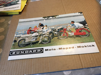 ZUNDAPP MOPED ESITE 60-LUKU HYVÄ