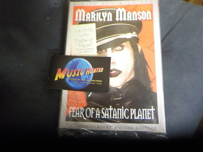MARILYN MANSON - FEAR OF SATANIC PLANET UUSI DVD+CD