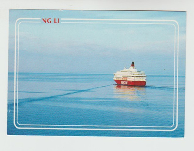 Postikortti, LAIVA , M/S AMORELLA, Laivaleima