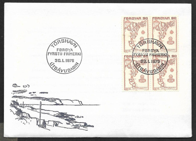 Färsaaret - kartta FDC (Fac. 15)