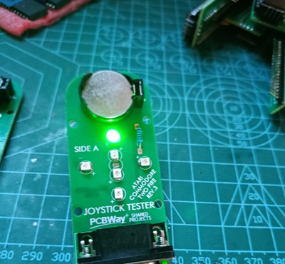 joystick-testeri retro-laitteille – nopea vianmääritys