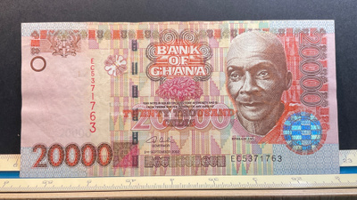 Bank of Ghana 20 000 cedis 2.9.2002, Brittish Africa