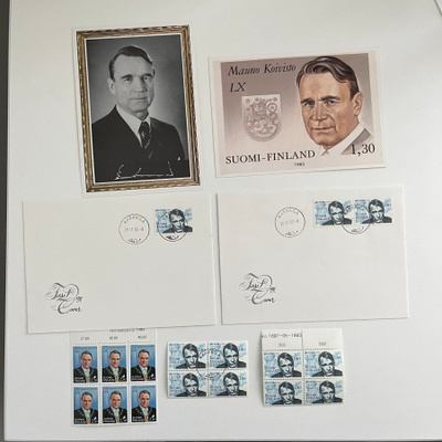 Mauno Koivisto - FDC-kuoria - kortteja - postimerkkejä