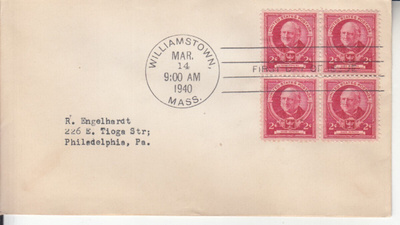 USA FDC 1940 famous educators