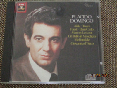 Placido Domingo OPERATIC ARIAS AND SCENES (CD)