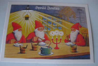 Joulukortti, kulkematon