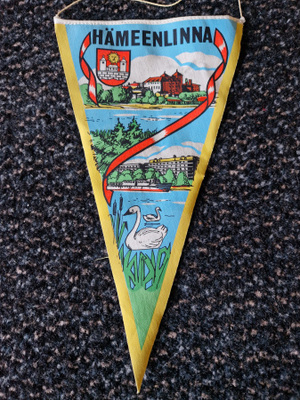 Hämeenlinna vintage iso matkailuviiri