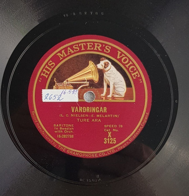 Savikiekko 1929 - Ture Ara - His Master's Voice X 3125