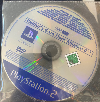 Baldur’s Gate Dark Alliance II PS2 promo