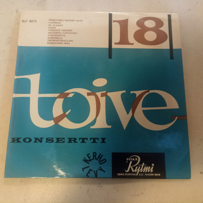 10"  Toivekonsertti 18