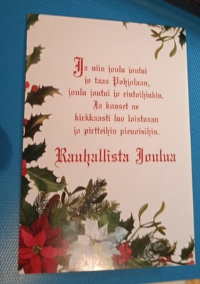 NO 1  -    JA NIIN JOULU JOUTUI JO TAAS ...
