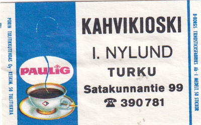 Turku, I. Nylund Kahvikioski    3/7