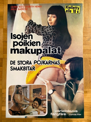 Vanha elokuvajuliste: Isojen poikien makupalat