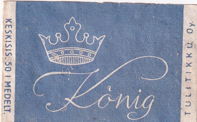 König, Tulitikku Oy  s36
