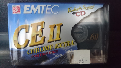 BASF EMTEC C-kasetti Kromi CE 2 Chrome Extra Avaamaton
