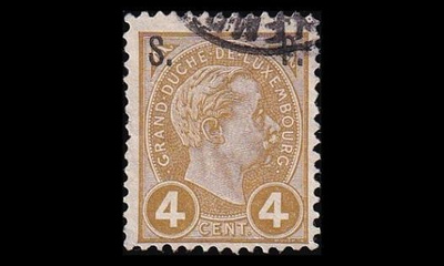 Luxemburg 59 o Virkamerkki 4 C (1895)