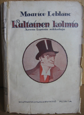 Maurice Leblanc: Kultainen kolmio, Kirja 1919. 224 s.