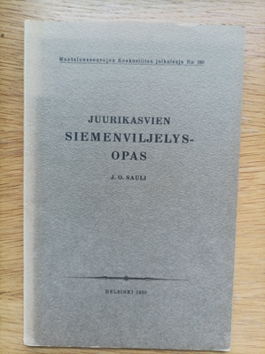 Juurikasvien siemenviljelysopas