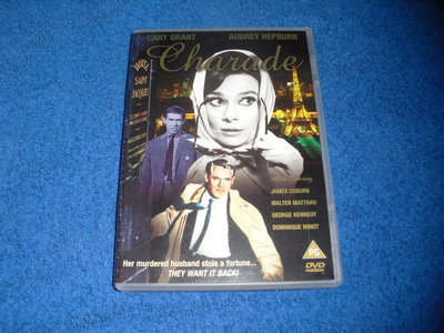 CHARADE (Cary Grant) DVD, 1963, EI FI-text***