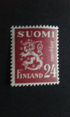 1948 violetinpunainen 24mk**