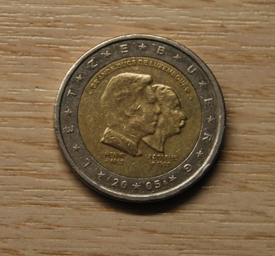 Luxemburg 2 € 2005 Henry & Adolphe