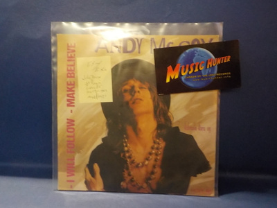 ANDY MCCOY - I WILL FOLLOW / MAKE BELIEVE EX-/EX+ 7" SINGLE