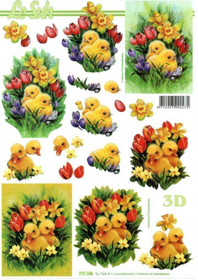 3D °"PÄÄSIÄISTIPUT & NARSISSIT, TULPPAANIT°" /Le Suh