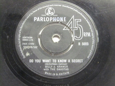 Billy J.Kramer & The Dakotas:Do You Want to.. 7"single 1963
