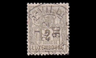 Luxemburg 46aD o Allegoria 2 C (12½) (1882)
